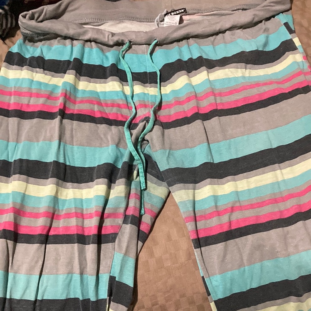 Striped pj pants